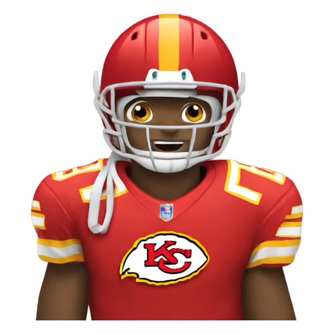 Chiefs football sticker