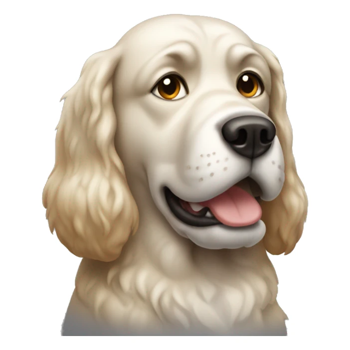 big, sweaty dog sticker