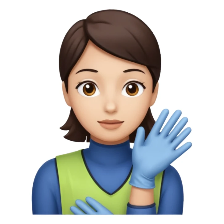 Stair Spotter + gloves. negative : character. sticker