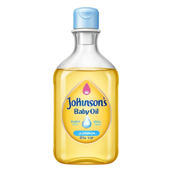 johnson's baby oil sticker