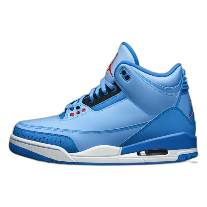 Blue Air Jordan III sticker