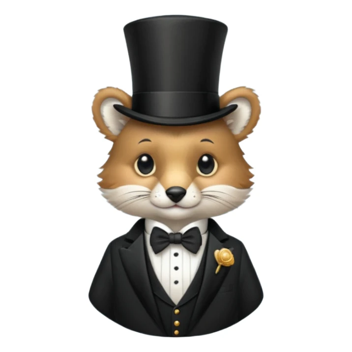 Animal in Formal Attire sticker