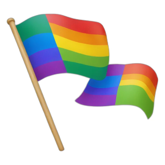 lgbt flag sticker