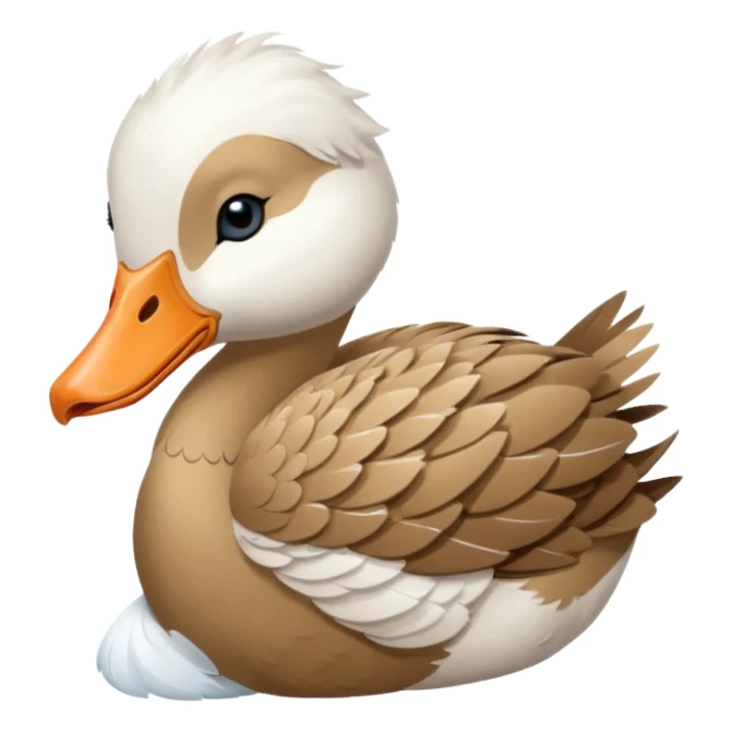 Sleepy goose sticker