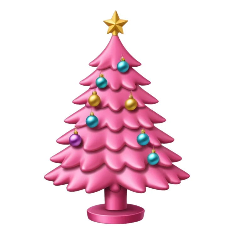 Natale rosa, estetico  sticker