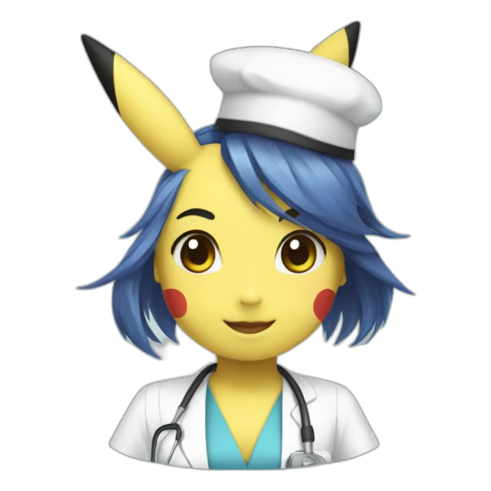 pikachu nurse sticker