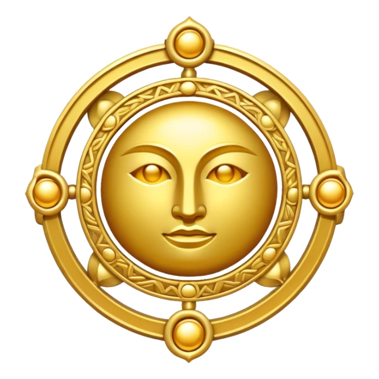 A talisman for immense wealth sticker