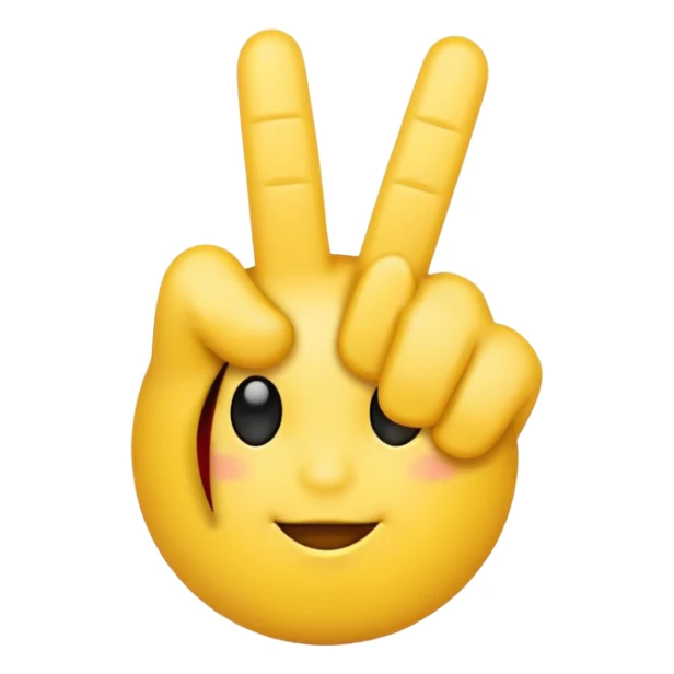 Cool emoji with the middle finger sticker
