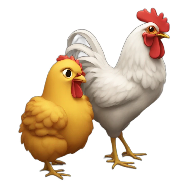 Bryan on a chicken  sticker