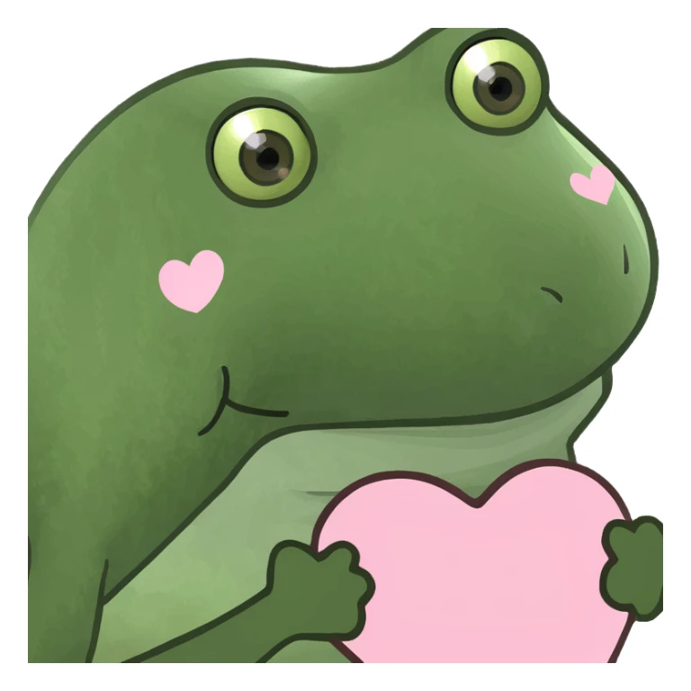 Light pink heart sticker