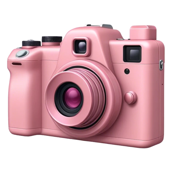 Dust rose coloured camera sticker