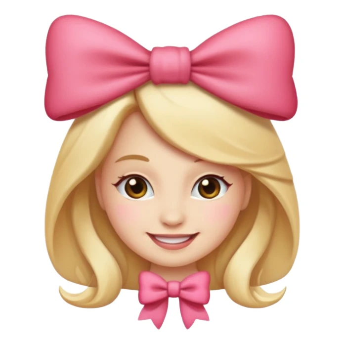 Emoji coquette sticker