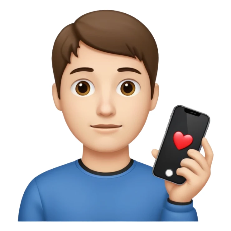 horizontal iphone under the chin sticker