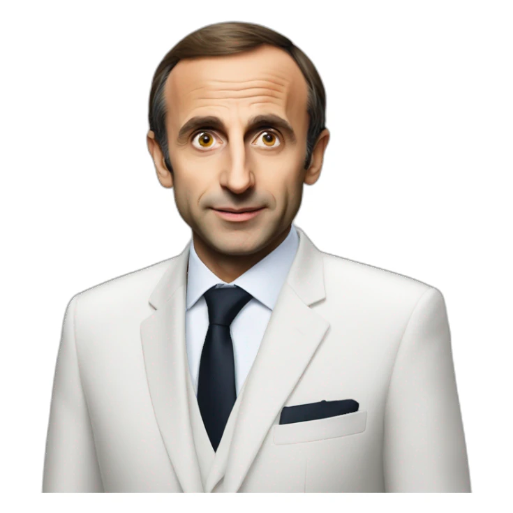 Macron embrasse zemmour sticker