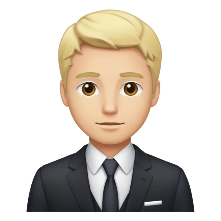 Mec en costume et blond  sticker