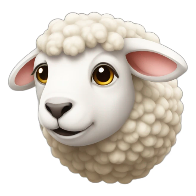 sheep+rabbit sticker