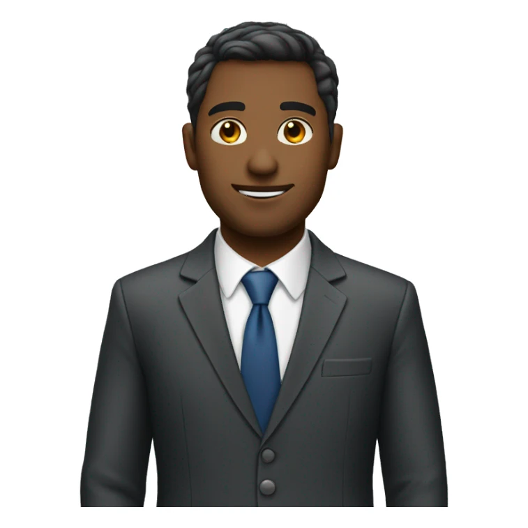 man wearing a suit sticker