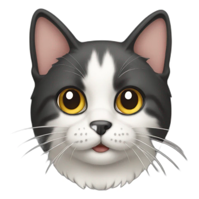 Part cat part dog sticker