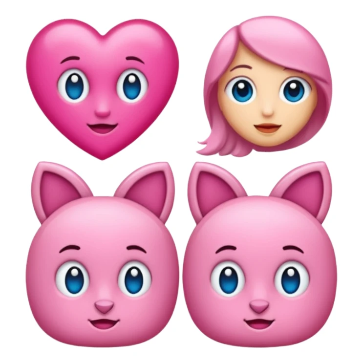 Kristal kalp emojisi sticker