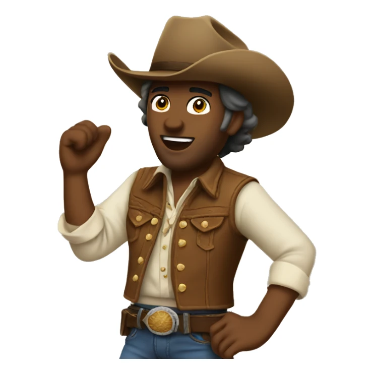Country western dancing sticker