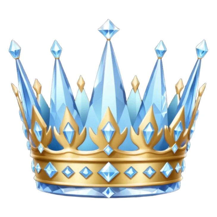 crystal crown sticker