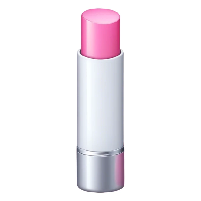 Pink lip balm sticker