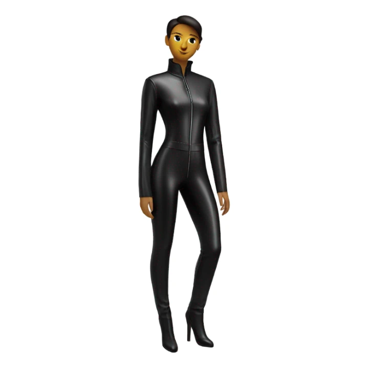 Leather jumpsuit sticker