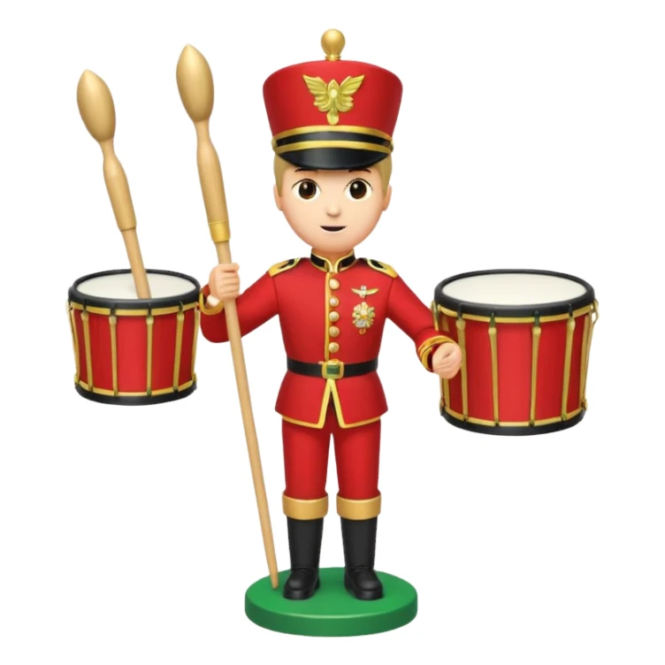 Toy Soldier drum parade sticker
