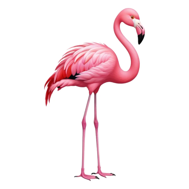 pink flamingo sticker