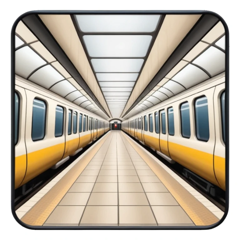 underground train tube vienna sticker