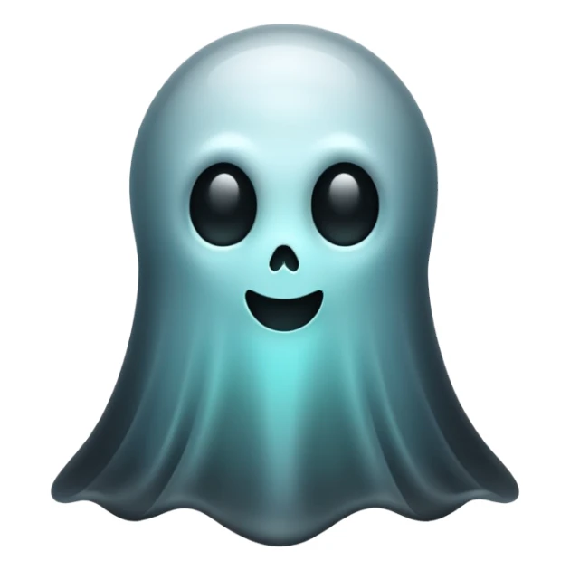 Dead ghost, black sticker