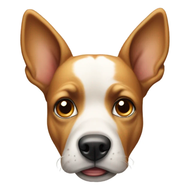 a dog side eyeing sticker
