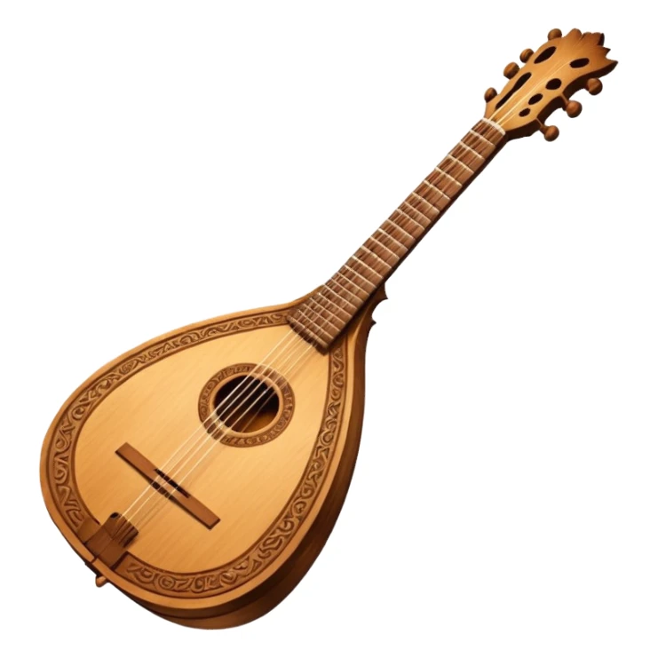 Rennaissance lute sticker