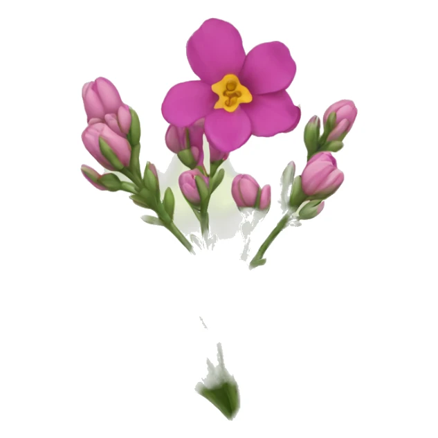 January birth flower sticker