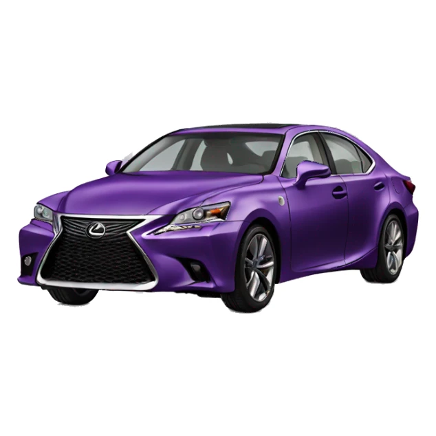 Purple Lexus sticker