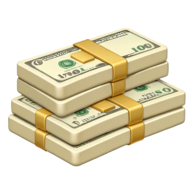 plain ivory money sticker