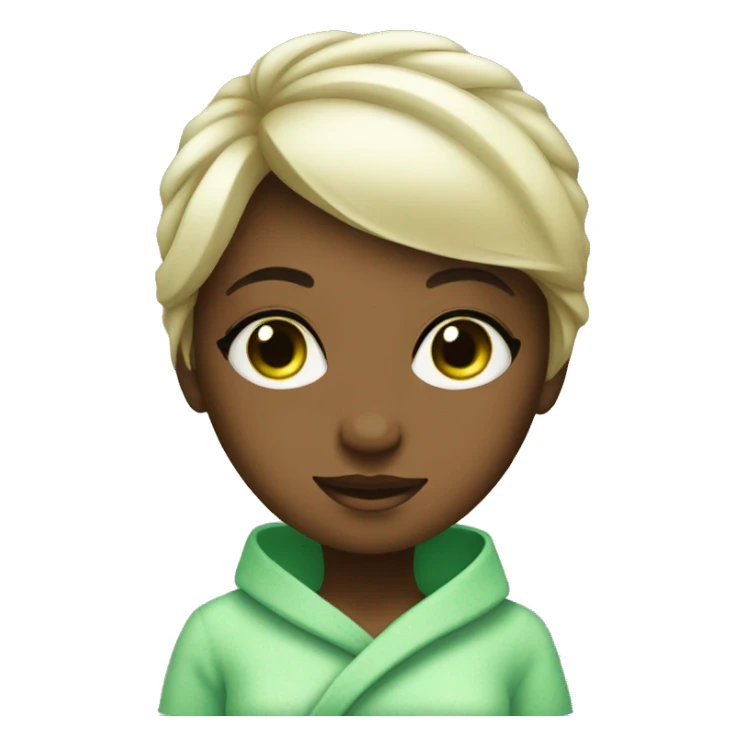 Girl spa, eyes green  sticker