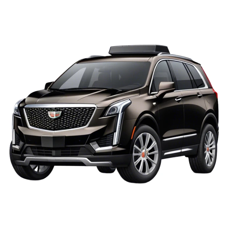 Black CADILLAC XT6  sticker