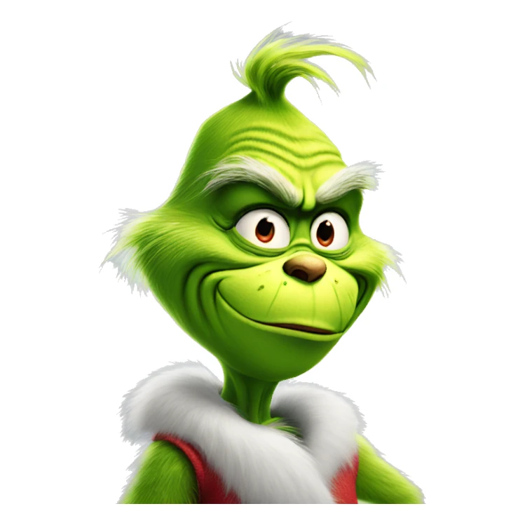 The grinch in town sticker