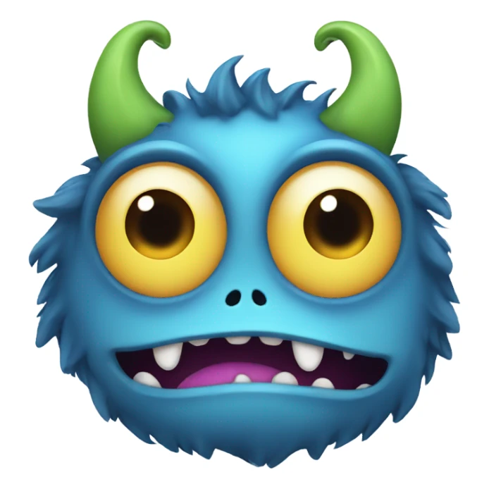 cute monster sticker