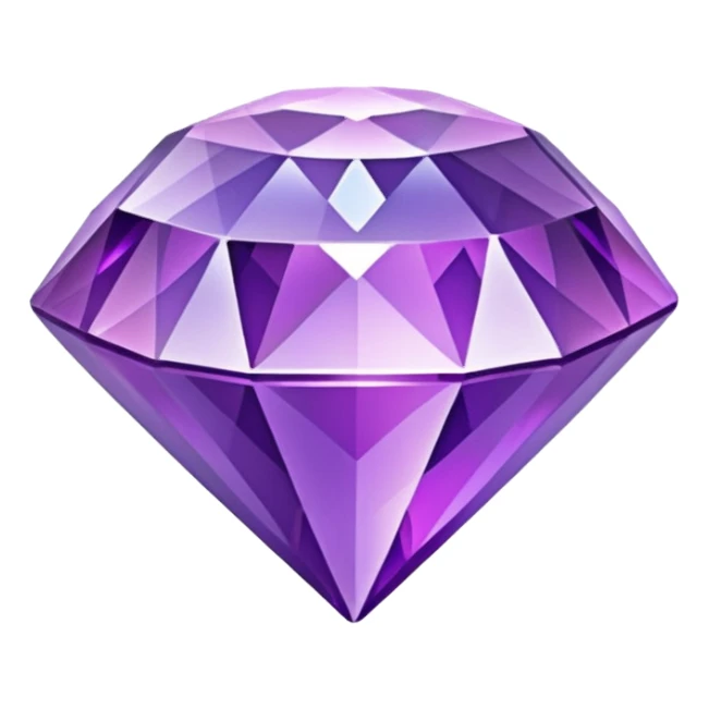 glitter purple crystal diamond sticker
