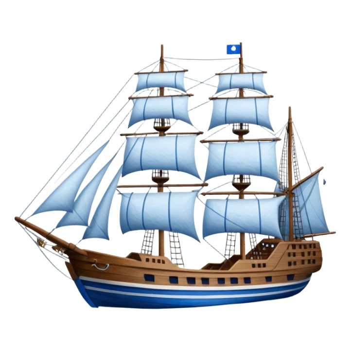 sailing ship expedition vessel going through ice sticker