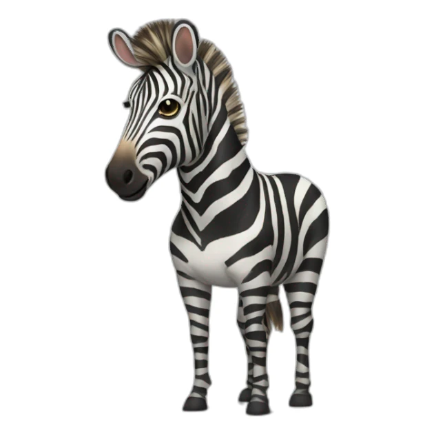 zebra wearing Louis Vuitton hoodie sticker