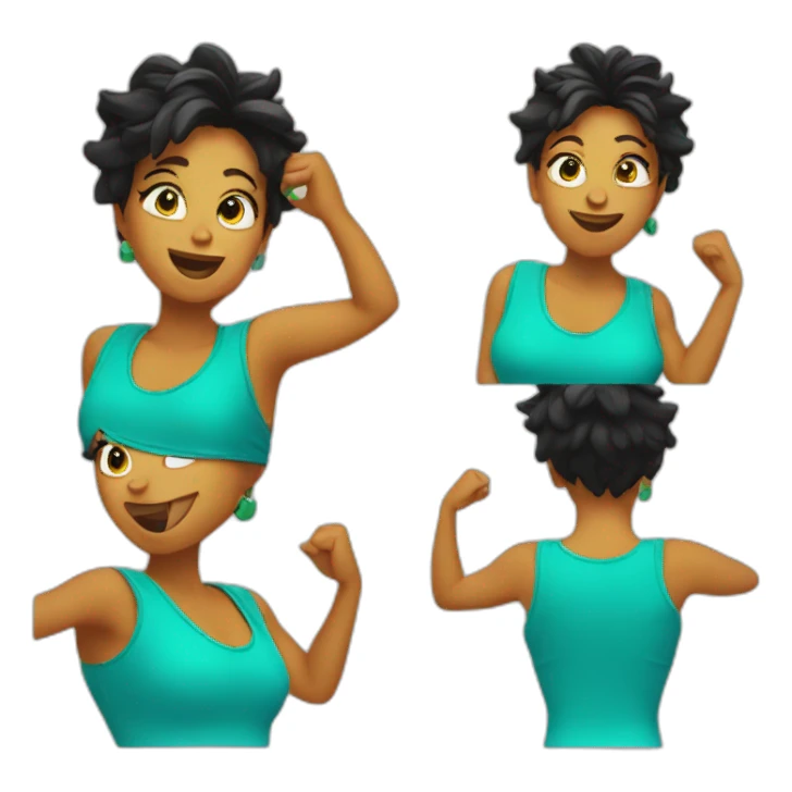 canard zumba sticker