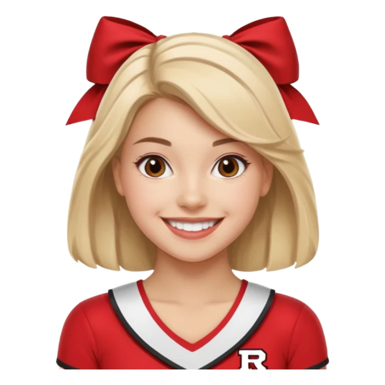 Rutgers Cheerleader sticker