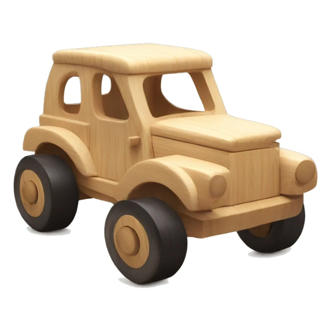 Car Wooden toy sticker