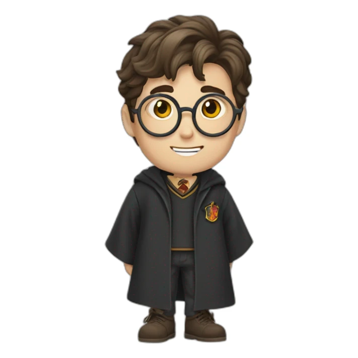 Harry potter sur son balai sticker
