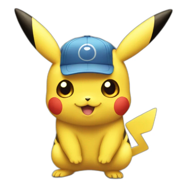 Pikachu avec tous les pokemon sticker