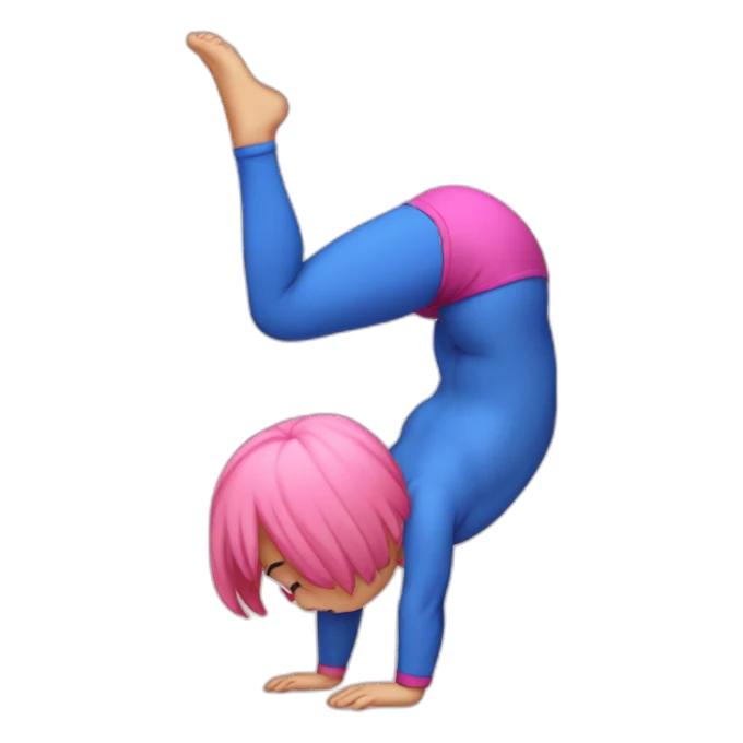 handstand-kirby sticker