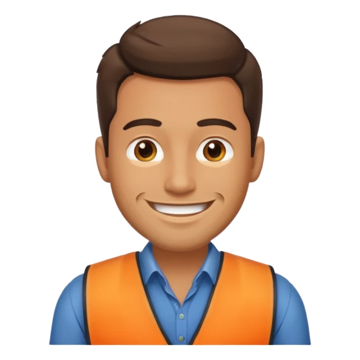 man in Vests sticker